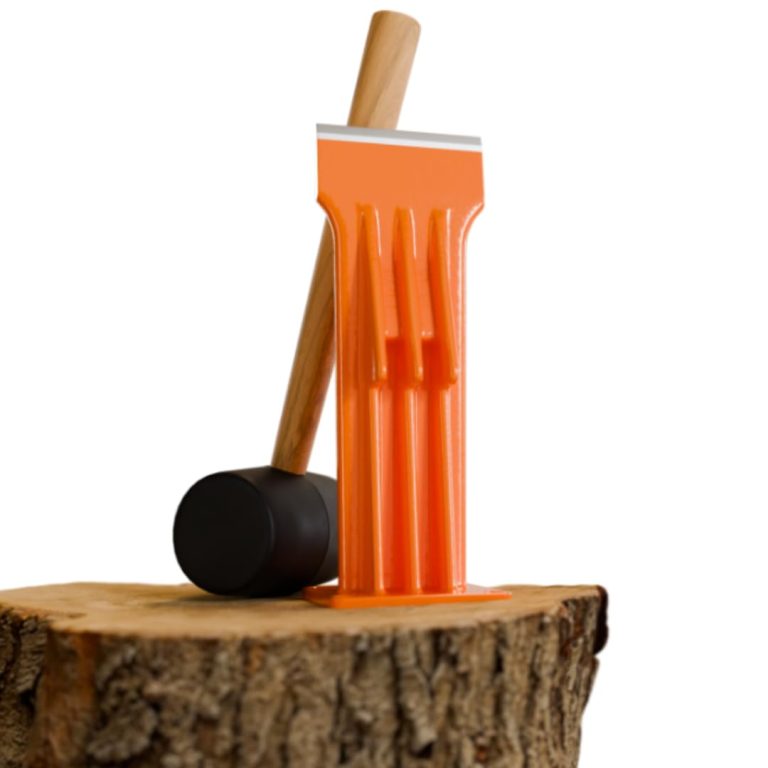 FM9LS Fendeur manuel de bûches de 22,9 cm monté sur la base, fendeur de bois de chauffage et de petit bois, sans alimentation