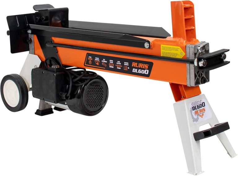 RURIS DL600 Fendeur de Bûches Électrique 6 Tonnes 2200W 52 cm Diam 25 cm